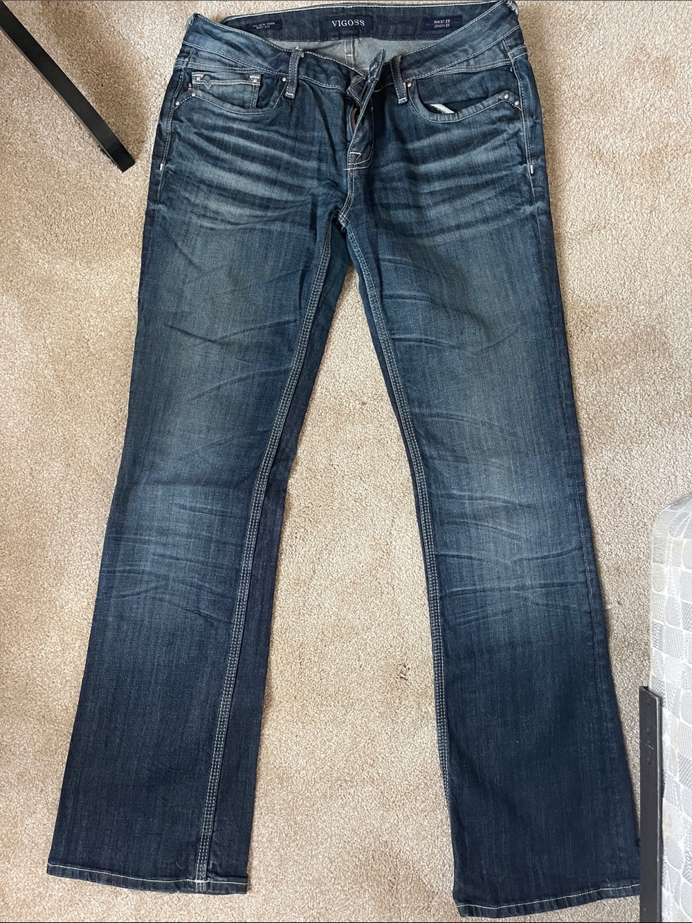 Vigoss Indigo Wash Boot Cut Jeans